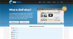 Desktop Screenshot of bidfellow.com